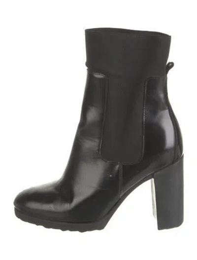 Pre-owned Pierre Hardy Leather Chelsea Boots In Black