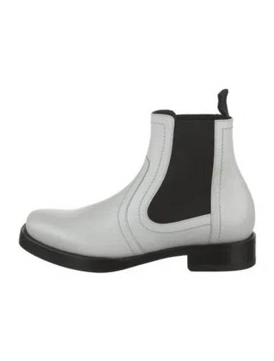 Pre-owned Pierre Hardy Leather Chelsea Boots W/ Tags In White