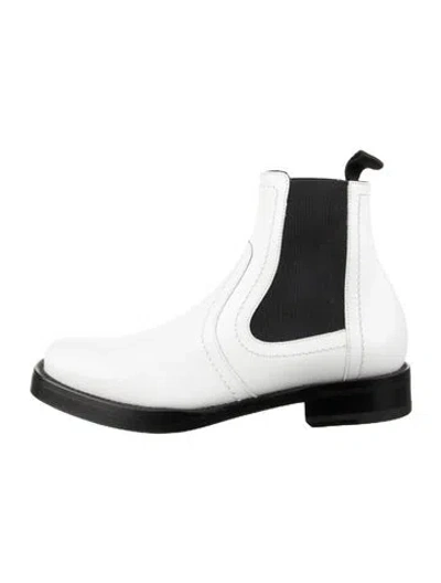 Pre-owned Pierre Hardy Leather Chelsea Boots W/ Tags In White