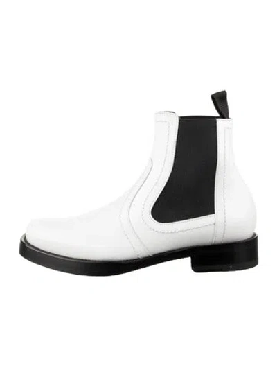 Pre-owned Pierre Hardy Leather Chelsea Boots W/ Tags In White