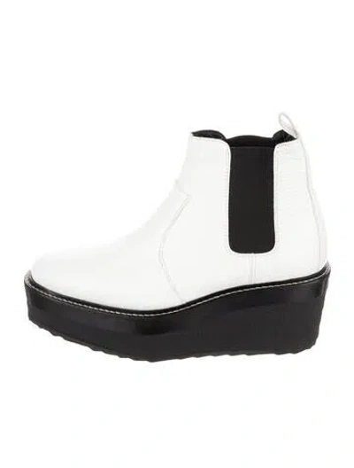Pre-owned Pierre Hardy Leather Chelsea Boots In White