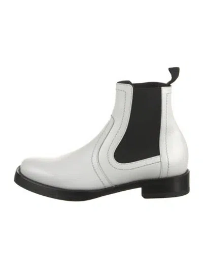 Pre-owned Pierre Hardy Leather Chelsea Boots In White