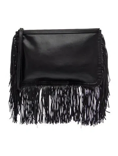 Pre-owned Pierre Hardy Leather Clutch In Black