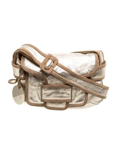 Pre-owned Pierre Hardy Leather Crossbody Bag In Neutral