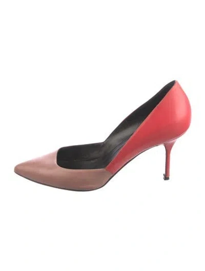 Pre-owned Pierre Hardy Leather D'orsay Pumps In Pink