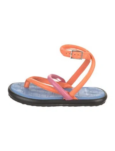 Pre-owned Pierre Hardy Leather Gladiator Sandals In Blue