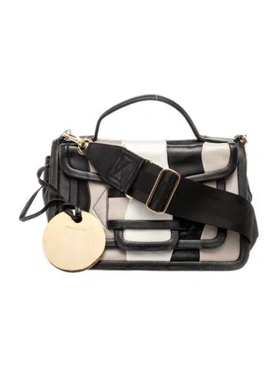 Pre-owned Pierre Hardy Leather Messenger Bag In Black