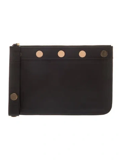 Pre-owned Pierre Hardy Leather Portfolio In Black