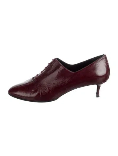 Pre-owned Pierre Hardy Leather Pumps In Burgundy