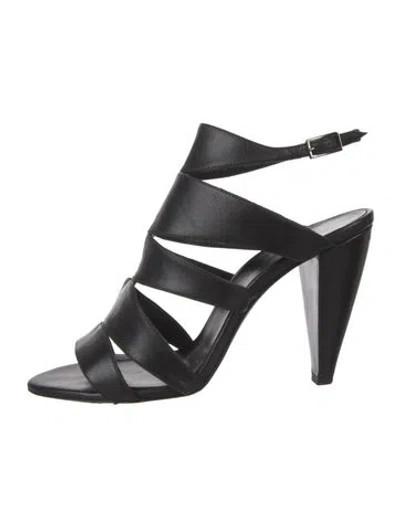 Pre-owned Pierre Hardy Leather Sandals In Black