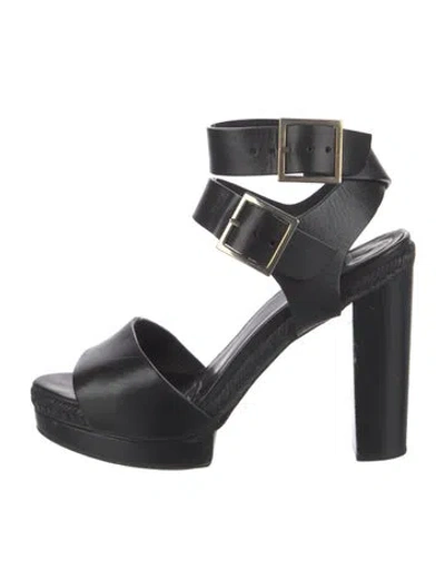 Pre-owned Pierre Hardy Leather Sandals In Black