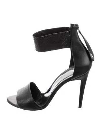 Pre-owned Pierre Hardy Leather Sandals In Black