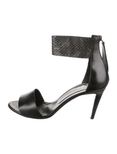 Pre-owned Pierre Hardy Leather Sandals In Black