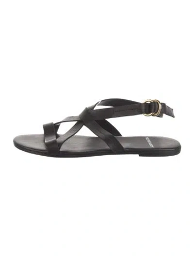 Pre-owned Pierre Hardy Leather Sandals In Black