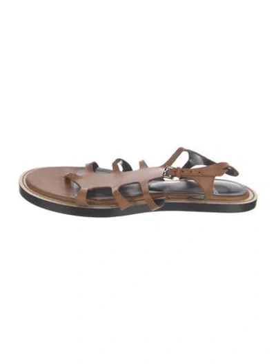 Pre-owned Pierre Hardy Leather Sandals In Brown