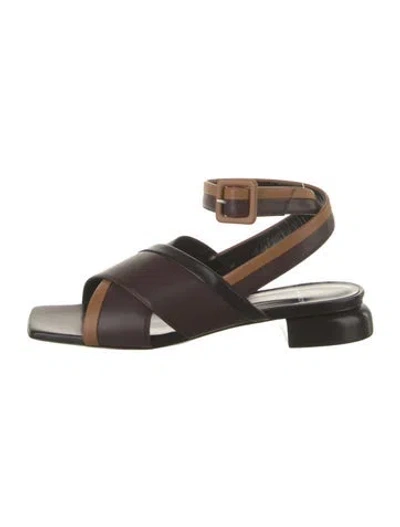 Pre-owned Pierre Hardy Leather Sandals W/ Tags In Black
