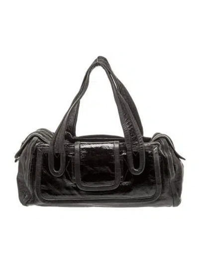 Pre-owned Pierre Hardy Leather Shoulder Bag In Black