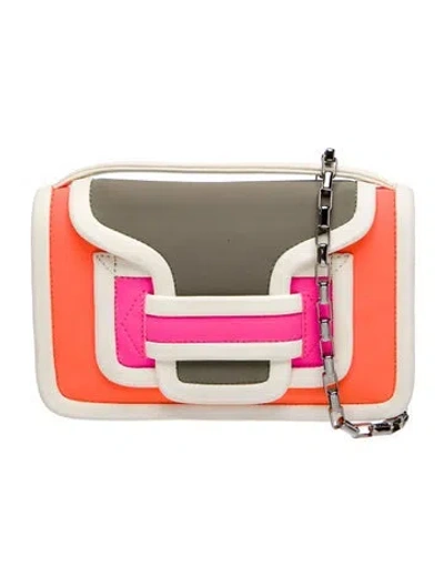 Pre-owned Pierre Hardy Leather Shoulder Bag In Orange