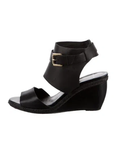 Pre-owned Pierre Hardy Leather Slingback Sandals In Black
