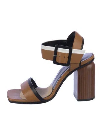 Pre-owned Pierre Hardy Leather Slingback Sandals In Multi