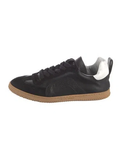 Pre-owned Pierre Hardy Leather Sneakers In Black