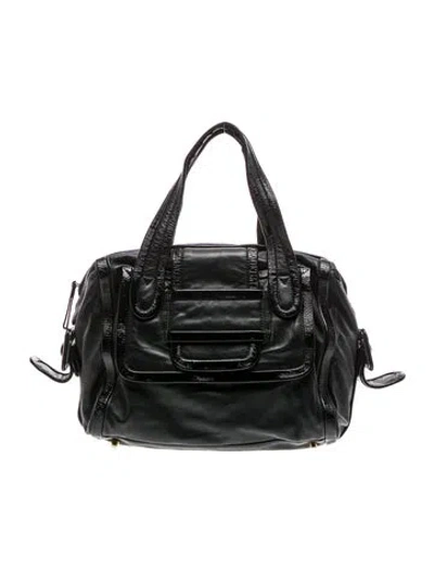 Pre-owned Pierre Hardy Leather Top Handle Bag In Black