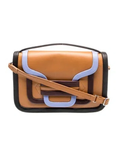 Pre-owned Pierre Hardy Leather Top Handle Bag In Brown