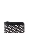Pierre Hardy Palatine Cube Perspective-print Wallet In Black