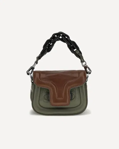 Pierre Hardy Mini Alphaville Leather Tote Bag In Brown