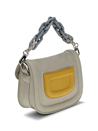 Pierre Hardy Mini Alphaville Shoulder Bag In White