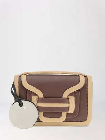 Pierre Hardy Alpha Leather Bag In Brown
