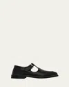 Pierre Hardy Modica Leather Mary Jane Loafers In Black