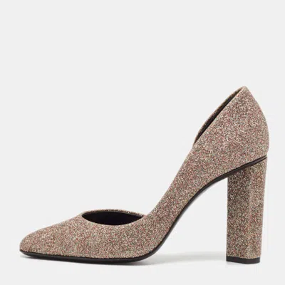 Pierre Hardy Multicolor Glitter D'orsay Pumps