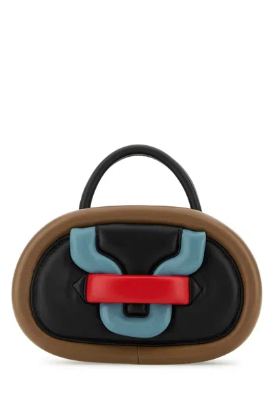Pierre Hardy Multicolor Leather Mini Alpha Strike Handbag In Multicoloured