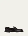 Pierre Hardy Noto Leather Loafers In Burgundy