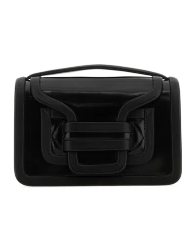Pierre Hardy Panelled Leather Crossbody Bag In Black
