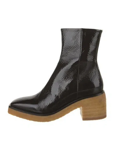 Pre-owned Pierre Hardy Patent Leather Boots In Multicolor