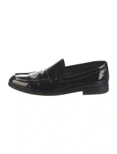 Pre-owned Pierre Hardy Patent Leather Loafers In Black