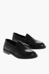 Pierre Hardy Patent Leather Noto Loafers With Cuir Sole In Black