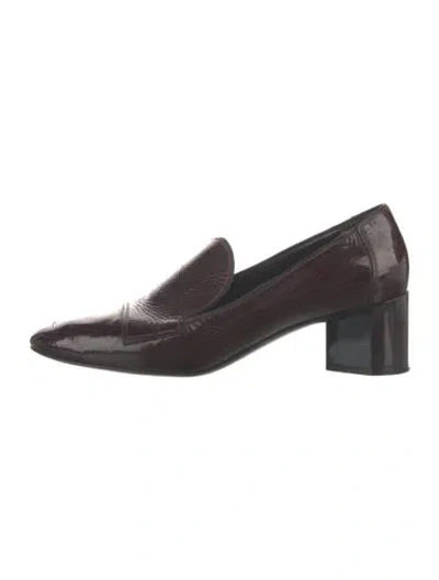 Pre-owned Pierre Hardy Patent Leather Pumps In Burgundy