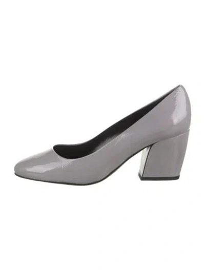 Pre-owned Pierre Hardy Patent Leather Pumps In Grey