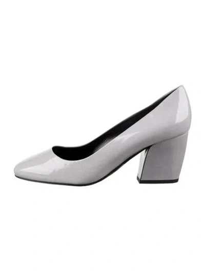 Pre-owned Pierre Hardy Patent Leather Pumps W/ Tags In Grey