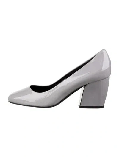Pre-owned Pierre Hardy Patent Leather Pumps W/ Tags In Grey