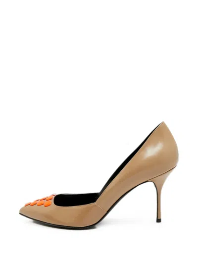 Pre-owned Pierre Hardy Pointed Toe Pumps In Neutral