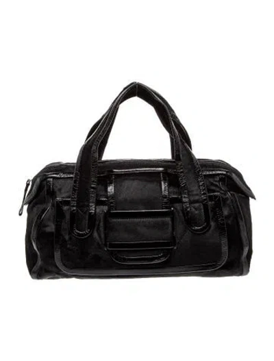 Pre-owned Pierre Hardy Ponyhair Top Handle Bag In Black