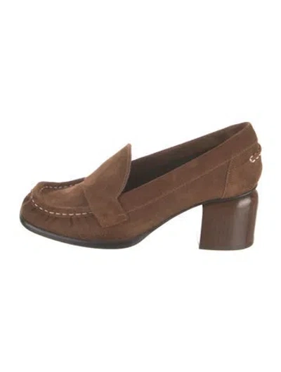 Pre-owned Pierre Hardy Romy Suede Pumps W/ Tags In Brown