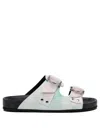 Pierre Hardy Leather Black Sandals In Multi