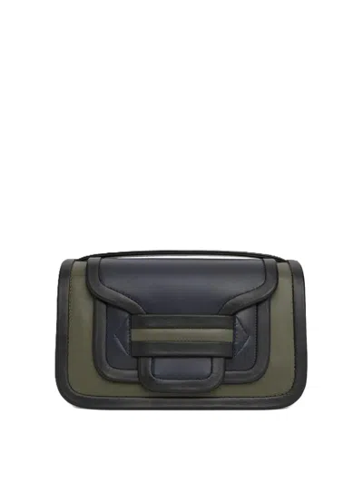 Pierre Hardy Shoulder Bag Alpha In Leather In Black