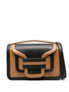 Pierre Hardy Alpha Colorblock Flap Leather Crossbody Bag In Brown