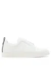 Pierre Hardy Laceless Leather Low-top Sneakers In White